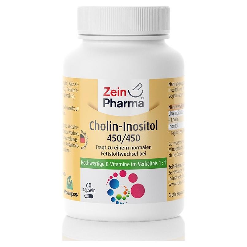 Zein Pharma - Choline-Inositol 450/450mg - 60 caps