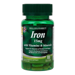 Holland & Barrett - Iron - 15mg with Vitamins & Minerals - 100