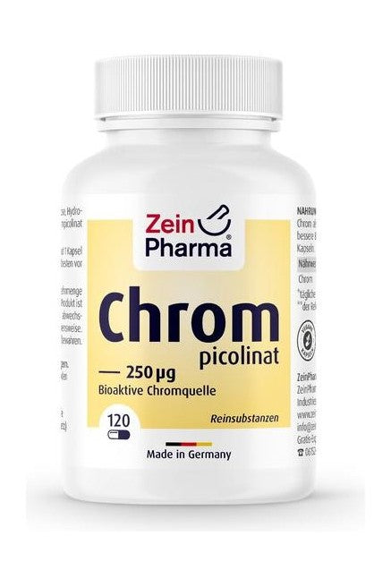 Zein Pharma - Chromium Picolinate, 250mcg - 120 caps