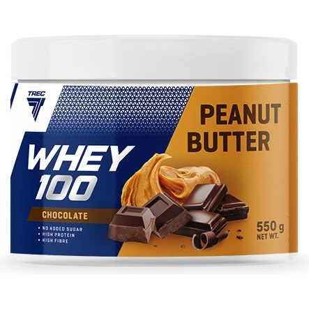 Trec Nutrition - Peanut Butter Whey 100 - Chocolate - 550g