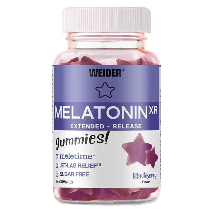 Weider - Melatonin XR - Blackberry - 60 gummies