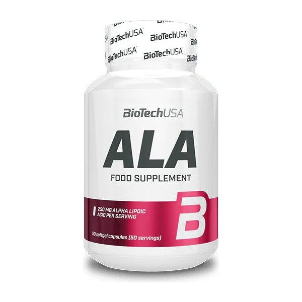 BioTechUSA - ALA Alpha Lipoic Acid - 250mg - 50 caps