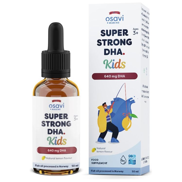 Osavi - Super Strong DHA Kids - 640mg DHA (Lemon) - 50 ml.