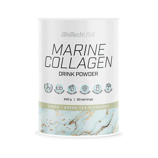 BioTechUSA - Marine Collagen - Lemon-Green Tea - 240g