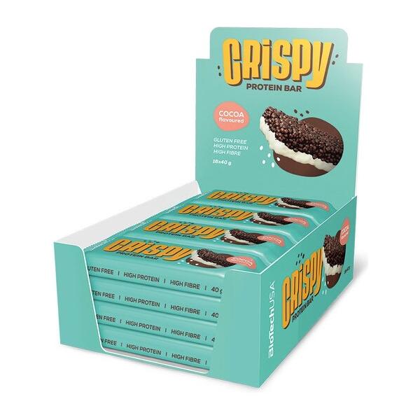 BioTechUSA - Crispy Protein Bar - Cocoa - 16 x 40g