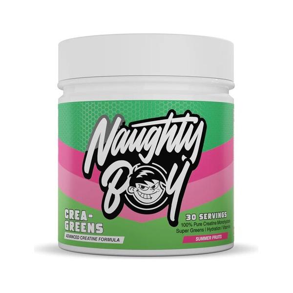 Naughty Boy - Crea-Greens - Summer Fruits - 270g