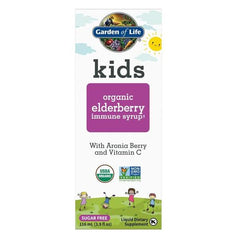 Garden of Life - Kids Organic Elderberry Immune Syrup - 116 ml.