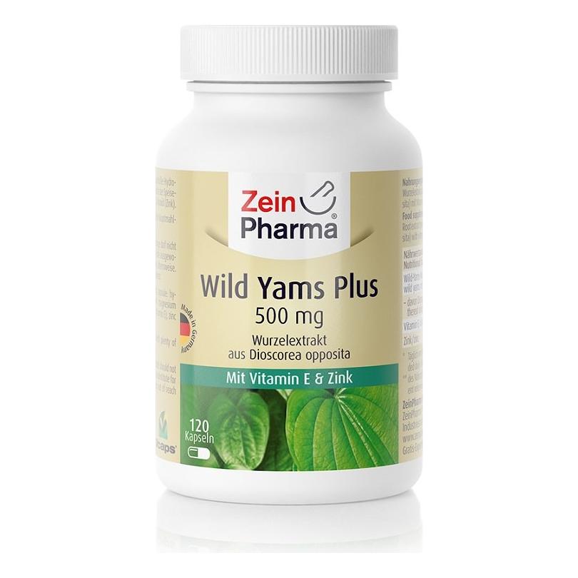 Zein Pharma - Wild Yams Plus, 500mg - 120 caps