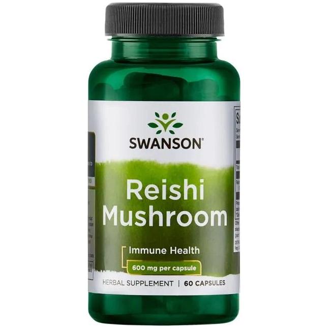 Swanson - Reishi Mushroom, 600mg - 60 caps