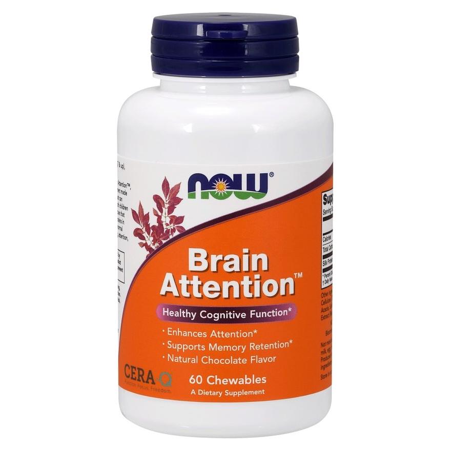 NOW Foods - Brain Attention - 60 chewables