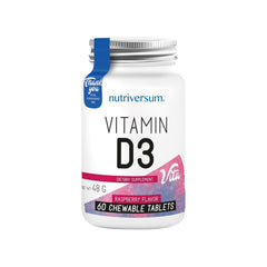 Nutriversum - D3 Chewable - VITA, Raspberry - 60 Chewable