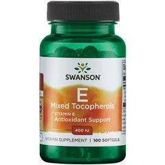 Swanson - Vitamin E Mixed Tocopherols, 400 IU - 100 softgels