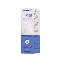 Vitamin360 - D-2000 Oral Spray, Natural Peppermint - 15 ml