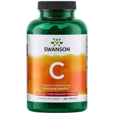 Swanson - Vitamin C with Rose Hips Extract - Timed-Release