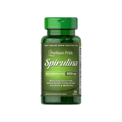 Puritan's Pride - Spirulina 500 mg - 100 Tablets