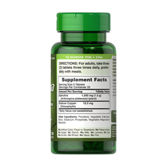 Puritan's Pride - Spirulina 500 mg - 100 Tablets