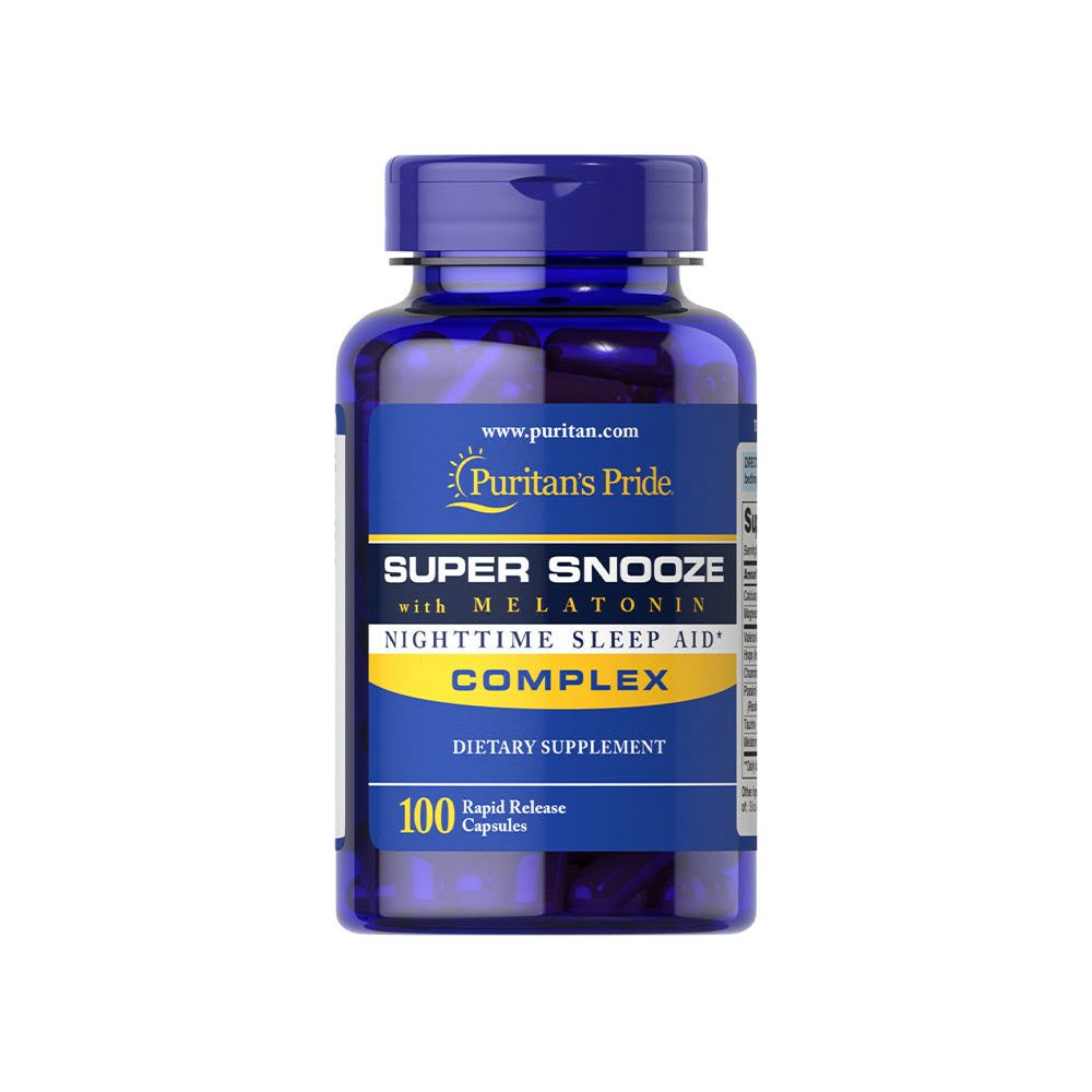 Puritan's Pride - Super Snooze with Melatonin - 100 Capsules