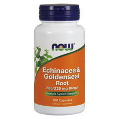 NOW Foods - Echinacea & Goldenseal Root - 100 caps