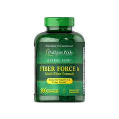 Puritan's Pride - Fiber Force 6 - 200 Capsules