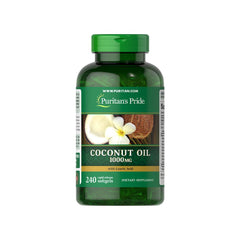 Puritan's Pride - Coconut Oil 1000 mg - 240 Softgels