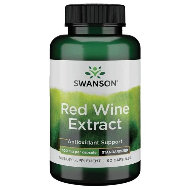 Swanson - Red Wine Extract, 500mg - 90 caps