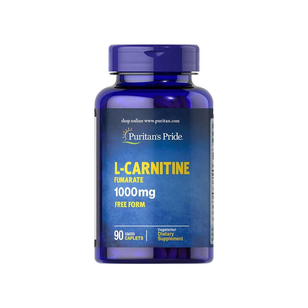 Puritan's Pride - L-Carnitine Fumarate 1000 mg - 90 Caplets