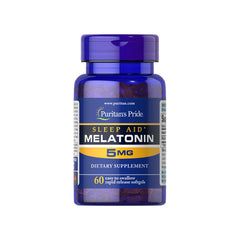 Puritan's Pride - Sleep Aid Melatonin 5 mg - 60 Softgels