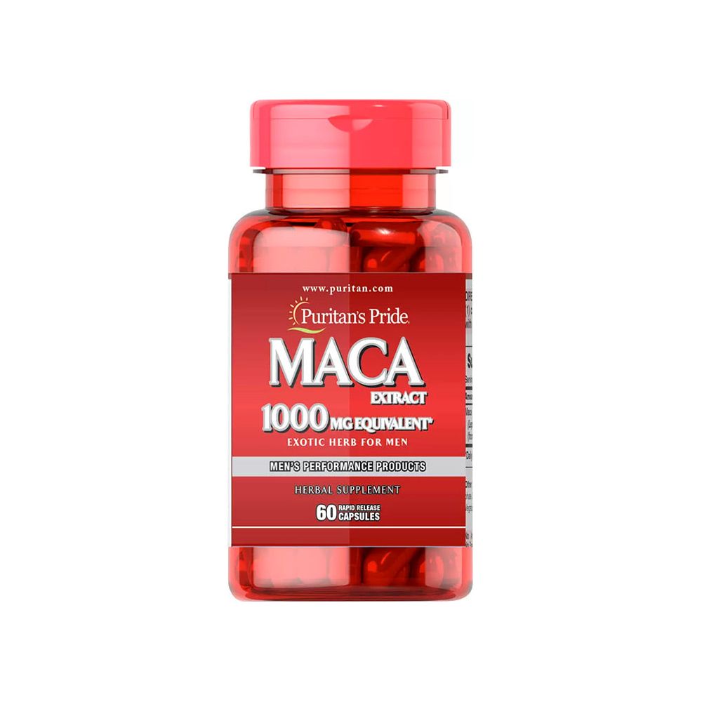 Puritan's Pride - Maca 1000 mg Exotic Herb for Men - 60 Capsules