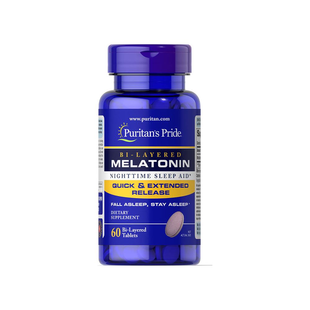 Puritan's Pride - Bi-Layered Melatonin 5 mg - 60 Bi-Layered