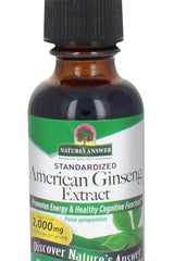 Nature's Answer - Amerikanischer Ginseng-Extrakt (30 ml)