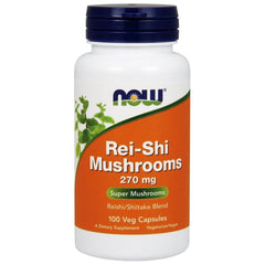 NOW Foods - Rei-Shi Mushrooms, 270mg - 100 vcaps