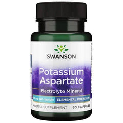 Swanson - Kalium Aspartaat, 99mg - 60 capsules