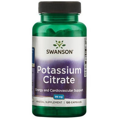 Swanson - Potassium Citrate, 99mg - 120 capsules